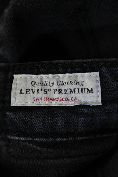 Levi's Womens Black Mile High Skinny Jeans Black Size 10 13735514