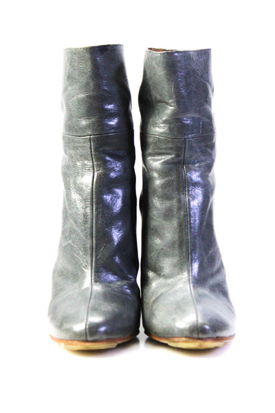 Zara Basic Collection Trafaluc Womens Heeled Boots Gray Brown Black Size 6 Lot 2
