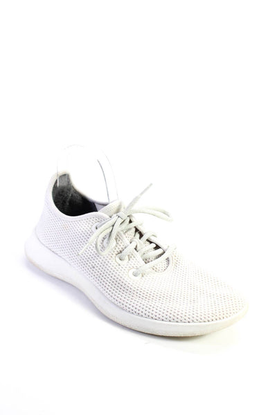 Allbirds Mens Mesh Knit Lace-Up Tied Round Toe Sneakers White Size 10