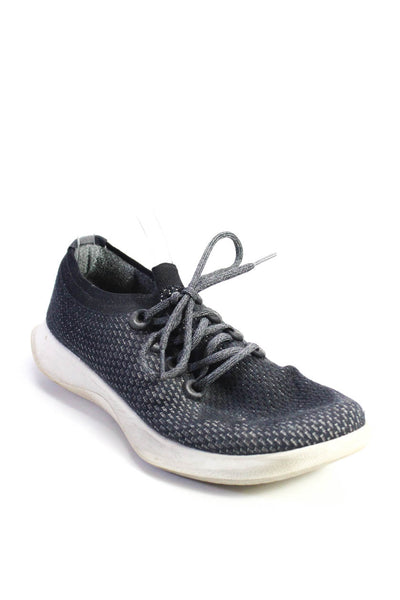 Allbirds Mens Mesh Textured Round Toe Lace-Up Running Sneakers Navy Size 10.5