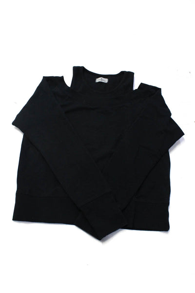 Sundays Six/Fifty Womens Sweatshirts Pullovers Tops Black Size M 2 Lot 2