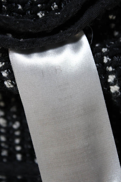 Iro Womens Diana Tweed Jacket Black Size 6 13448787