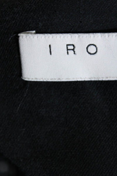 Iro Womens Diana Tweed Jacket Black Size 8 13448629