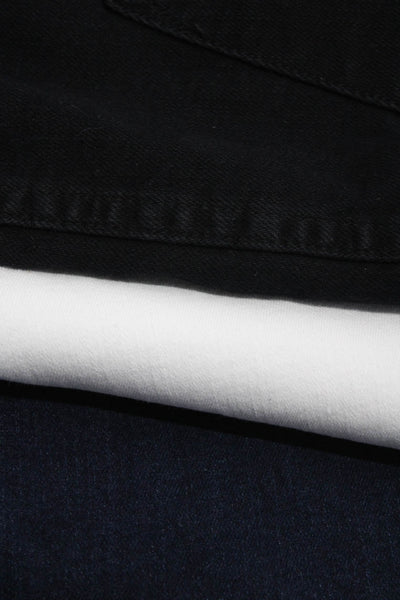 Hudson Earnest Sewn Womens Skinny Jeans Skirt Blue White Black Size 27 28 Lot 3