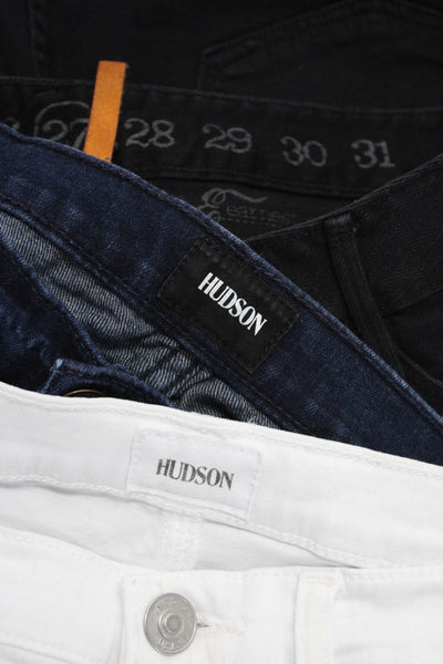 Hudson Earnest Sewn Womens Skinny Jeans Skirt Blue White Black Size 27 28 Lot 3