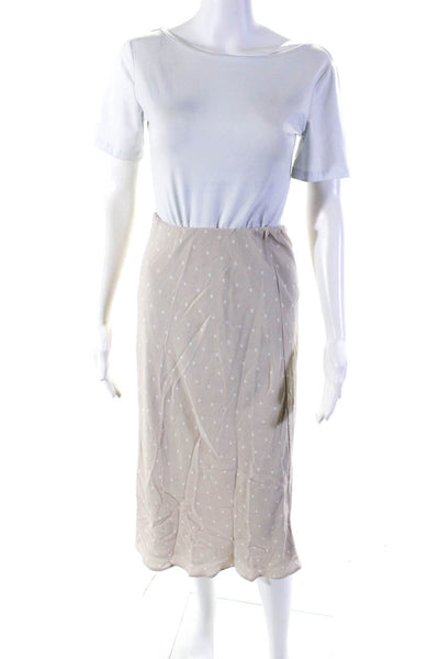 Sanctuary Womens Cream Everyday Midi Skirt Off-White Size 4 13519741