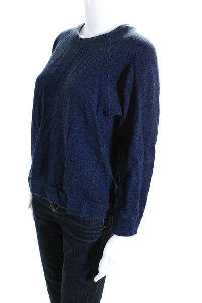Etoile Isabel Marant Womens Crew Neck Long Sleeved Sweatshirt Navy Blue Size 3