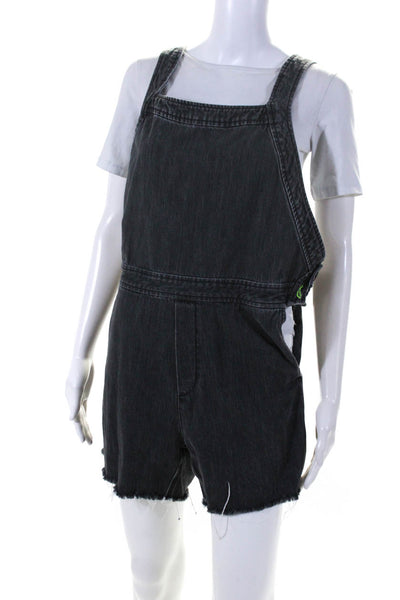 rag & bone JEAN Womens Cross Back Romper Grey Size 2 14115672