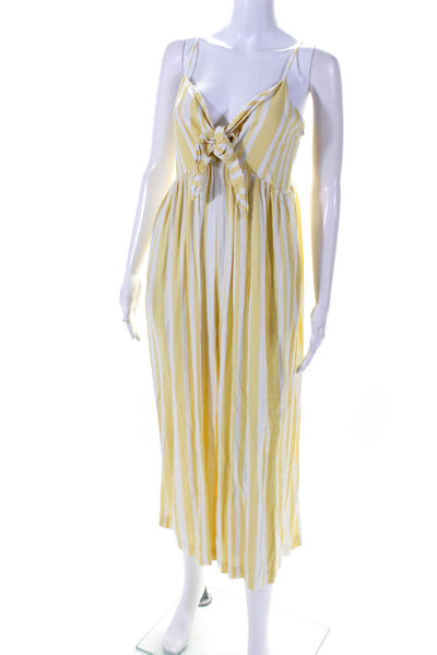 WILLOW Womens Cindy Jumpsuit Yellow Size 0 13067130