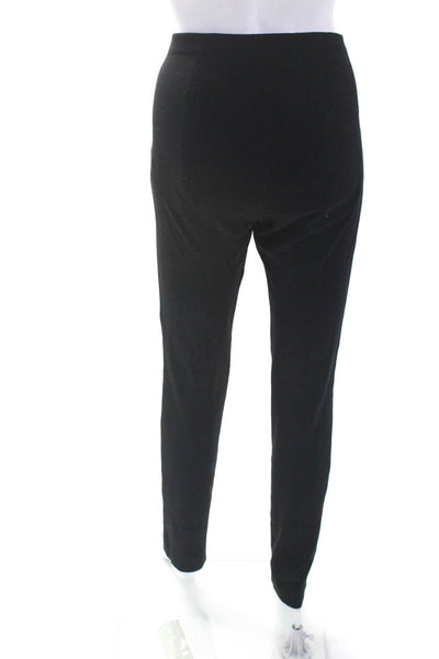 Missoni Womens Elastic Waist Side Zipped Slip-On Skinny Leg Pants Black Size M