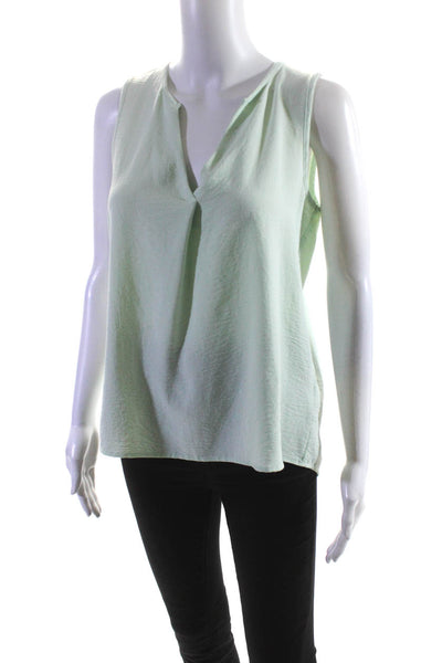 B Collection by Bobeau Womens Rudy Blouse Green Size 0 13384466