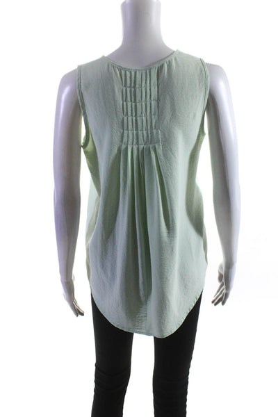 B Collection by Bobeau Womens Rudy Blouse Green Size 0 13384466