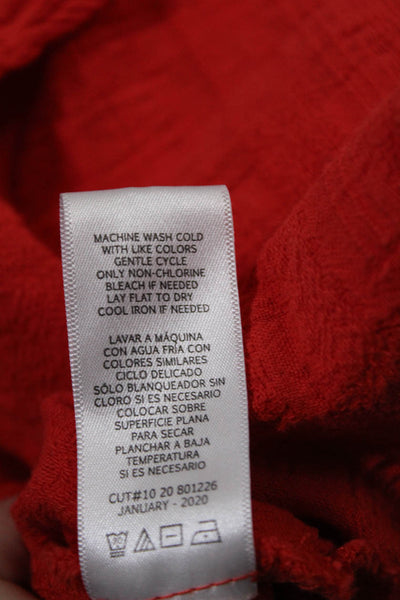 Love, Whit by Whitney Port Womens Red Ruffle Skirt Red Size 4 13462620