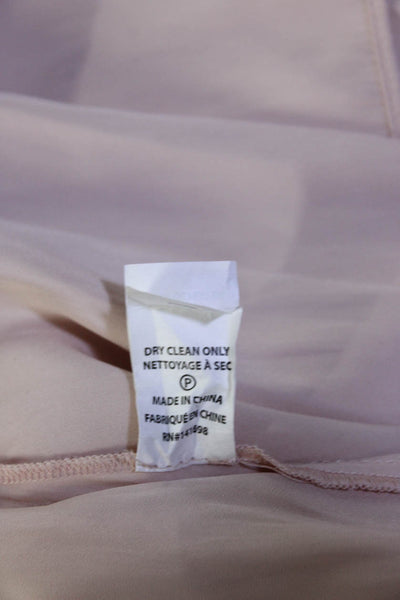Ramy Brook Womens Blush V-Neck Sleeveless Drop Waist Dress Size XS