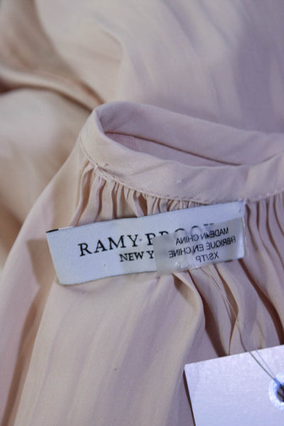 Ramy Brook Womens Blush V-Neck Sleeveless Drop Waist Dress Size XS