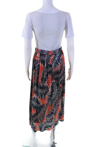 sita murt Womens Digital Print Skirt Orange Size 6 12220546