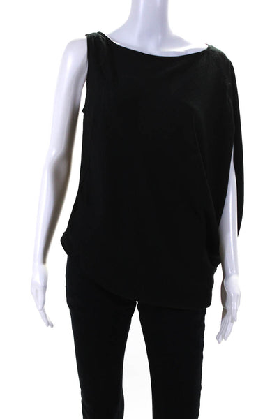 KF/KaufmanFranco Collective Womens Boat Neck Top Black Size 4 13367234