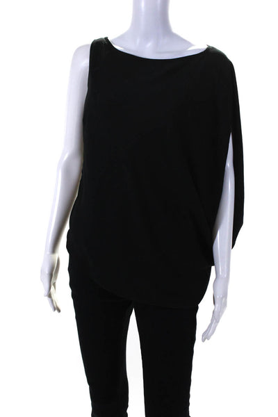 KF/KaufmanFranco Collective Womens Boat Neck Top Black Size 4 13367234