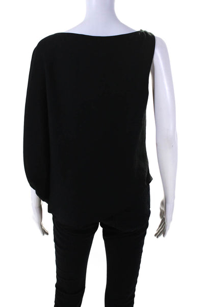 KF/KaufmanFranco Collective Womens Boat Neck Top Black Size 4 13367234