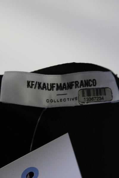 KF/KaufmanFranco Collective Womens Boat Neck Top Black Size 4 13367234