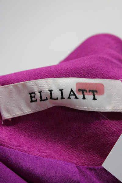 ELLIATT Womens Aurora Blazer Pink Size 4 13258323