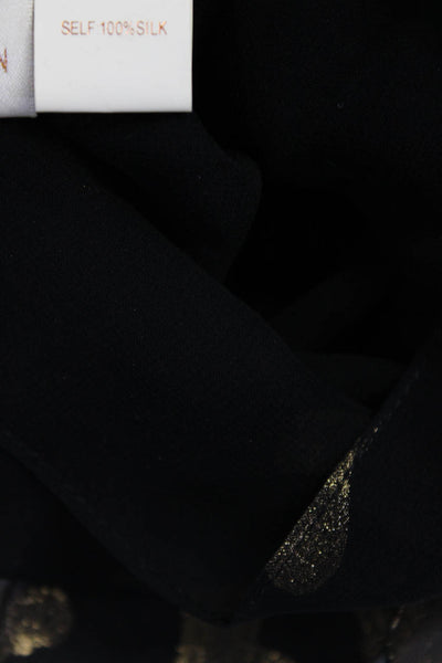 Marchesa Notte Women's Silk Leopard Print Scarf Black Size O/S