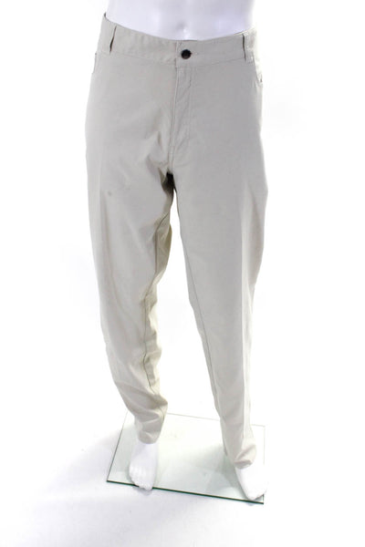 Peter Millar Mens Slim Tapered Leg Khaki Chino Pants Light Beige Size 42/34