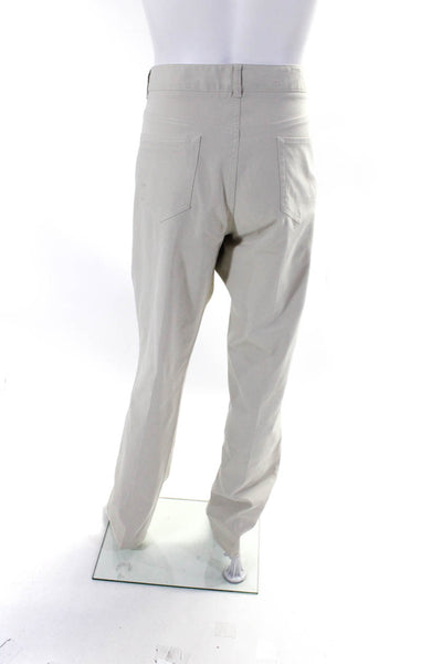 Peter Millar Mens Slim Tapered Leg Khaki Chino Pants Light Beige Size 42/34