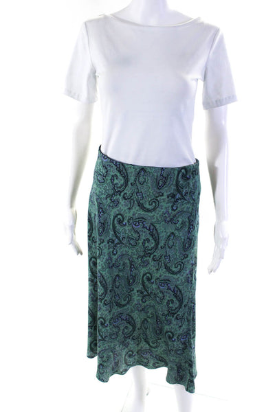 Rebecca Taylor Womens Margaux Skirt Green Size 10 13048781