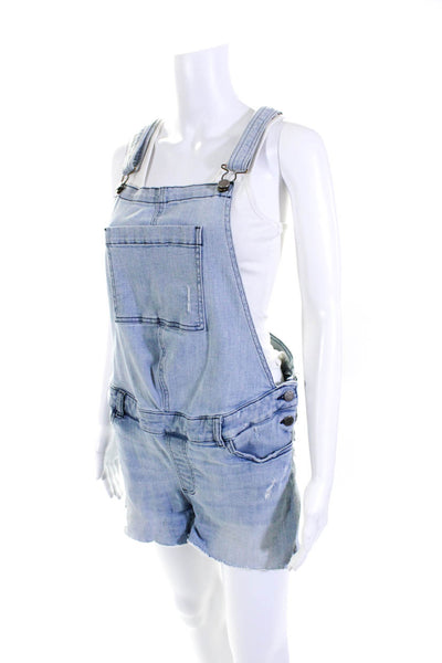DL1961 Womens Abigail Maternity Overall Blue Size 4 12342246