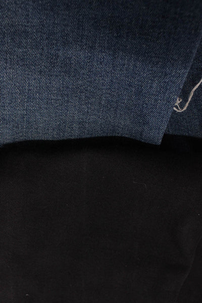 Allsaints Women's Five Pockets Skinny Denim Pant Black Blue Size 25 Lot 2