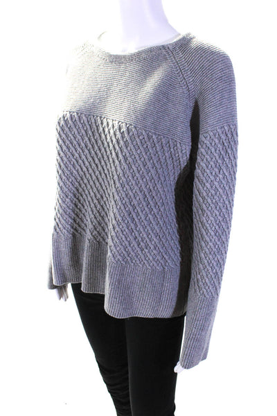 Elk Womens Grey Marle Jaffle Sweater Grey Size 8 11368322