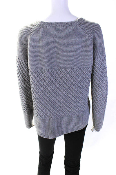 Elk Womens Grey Marle Jaffle Sweater Grey Size 8 11368322