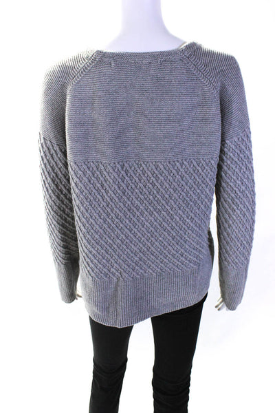 Elk Womens Grey Marle Jaffle Sweater Grey Size 8 11368285