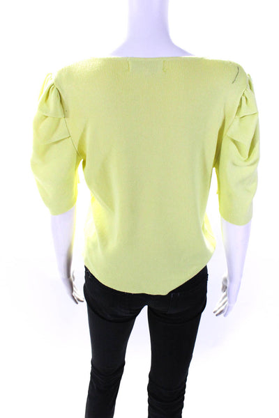 John + Jenn Womens Heath Top Yellow Size 0 13566417