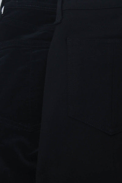 Rag & Bone Womens High Waist Skinny Pants Velvet Jeans Black Size 27 Lot 2