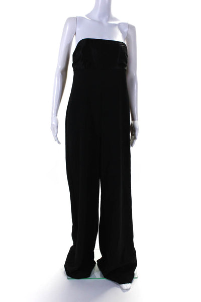 Milly Womens Cady Brooke Jumpsuit Black Size 12 10593421