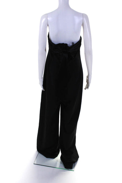 Milly Womens Cady Brooke Jumpsuit Black Size 8 10593420