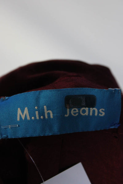 M.i.h. Jeans Womens Velvet Robin Blazer Red Size 10 11446918