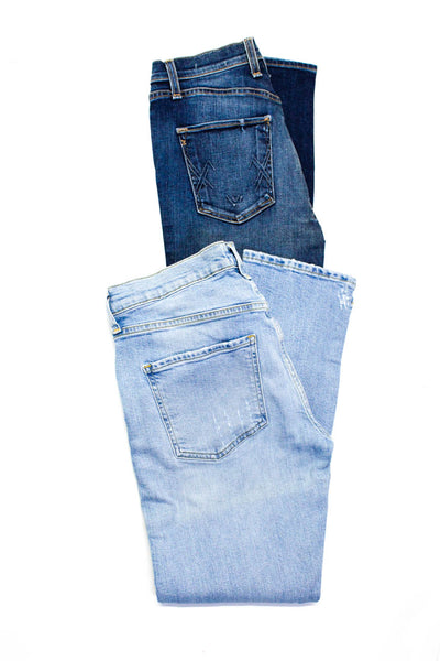 Agolde McGuire Women's Light Wash Distressed Split Hem Jeans Blue Size 26 Lot 2