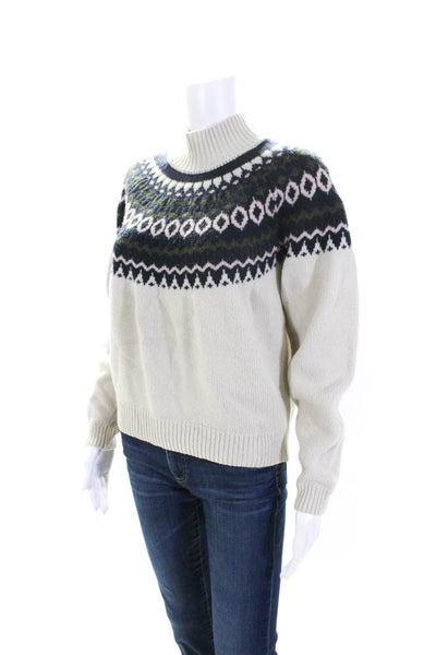 Just Female Womens Ridarii Knit Sweater White Size 4 11116632