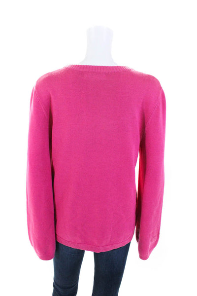 Prabal Gurung Collective Womens Pink Embellished Sweater Pink Size 4 11606112