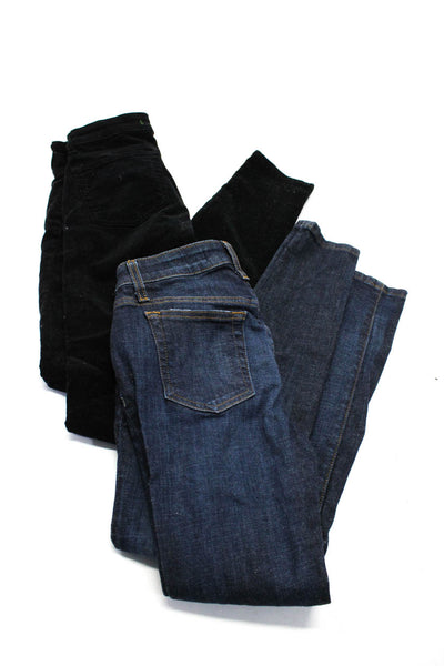Joie Women's Five Pockets Button Dark Wash Skinny Denim Pant Size 25 Lot 2