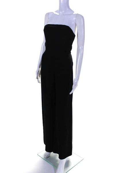 Amanda Uprichard Womens Mandy Jumpsuit Black Size 0 11313536