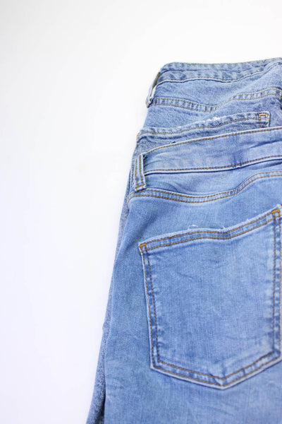 Zara Women's Midrise Light Wash Five Pockets Skinny Denim Pant Size 4 Lot 2