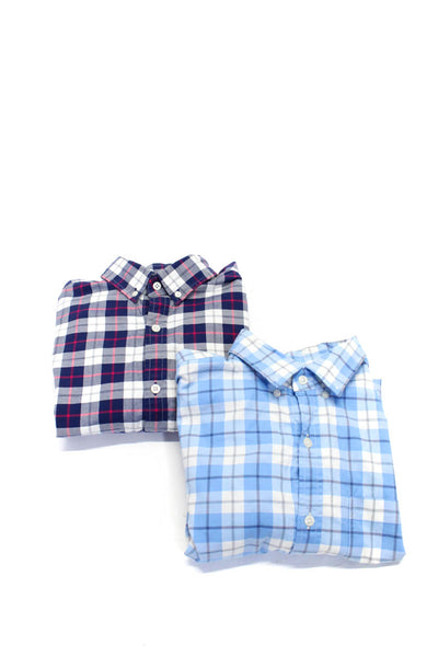 Vineyard Vines Mens Plaid Print Casual Button Up Shirts Multicolor Size S Lot 2