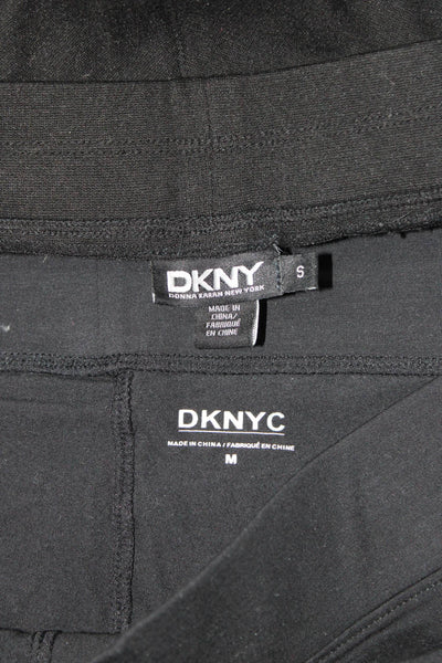 DKNYC DKNY Womens Gem Stoned Elastic Waist Fashion Leggings Black Size S M Lot 2