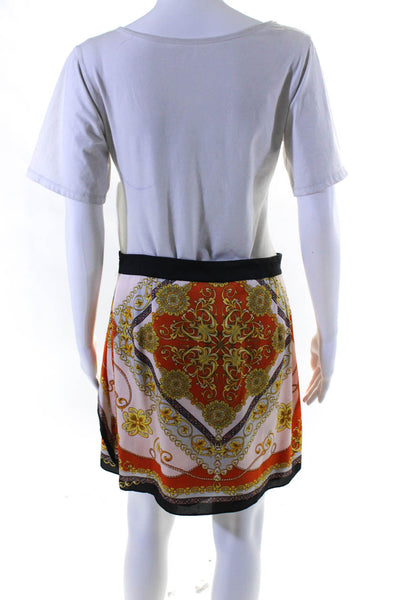 Free People Zara Woman A Line Skirts Skort Brown Orange Pink Size 12 M Lot 2