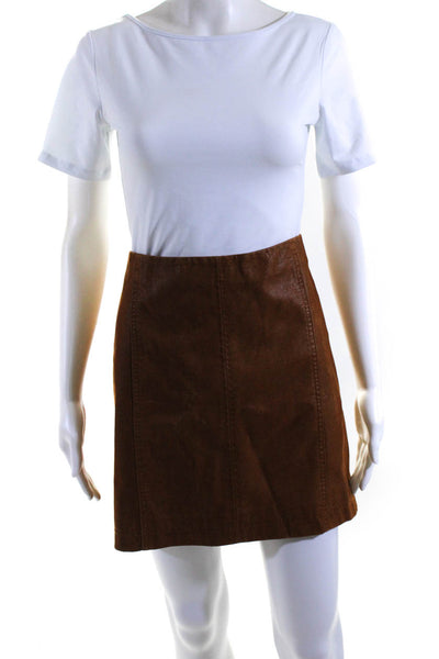 Free People Zara Woman A Line Skirts Skort Brown Orange Pink Size 12 M Lot 2