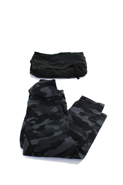 Sweaty Betty Athleta Womens Camouflage Skort Leggings Black Size 0 M Lot 2